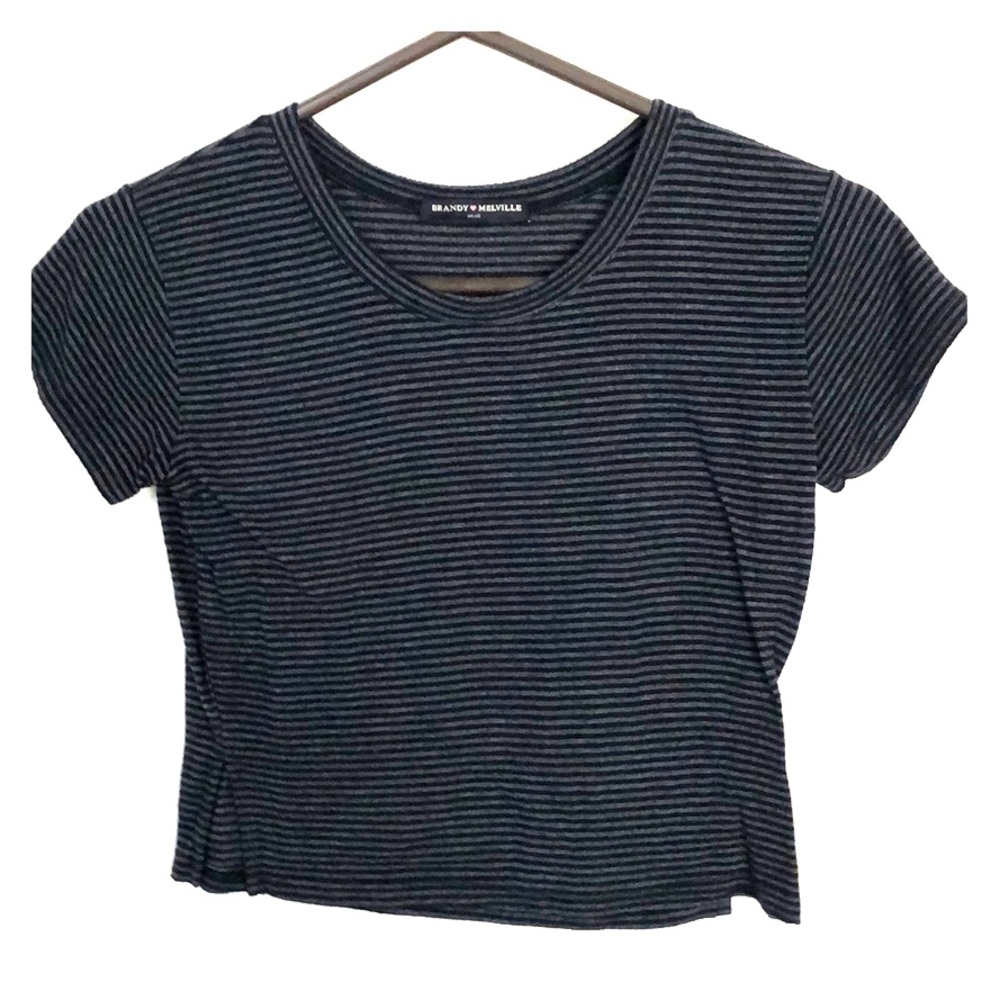 Super soft striped crop top